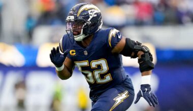 Khalil Mack intends to play in 2026; impending free agent is priority for Chargers