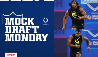 Colts 2026 Mock Draft Monday: Post-NFL Combine