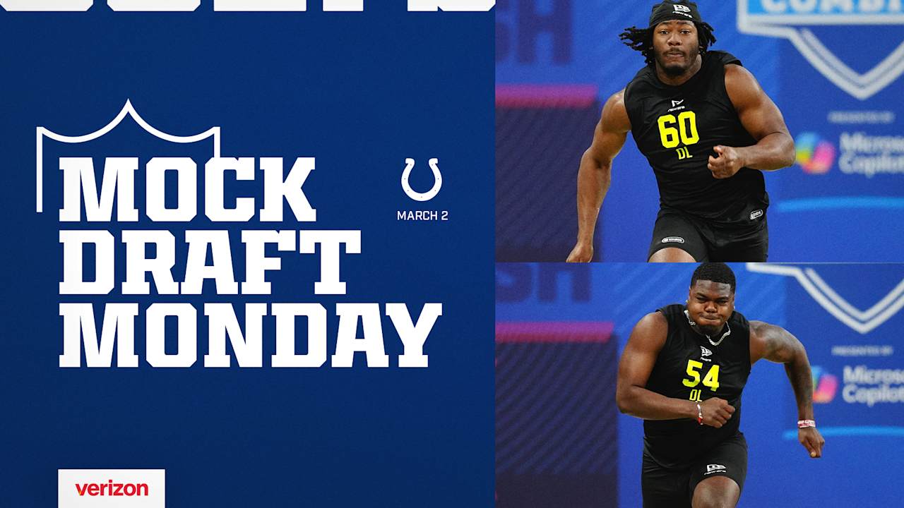 Colts 2026 Mock Draft Monday: Post-NFL Combine
