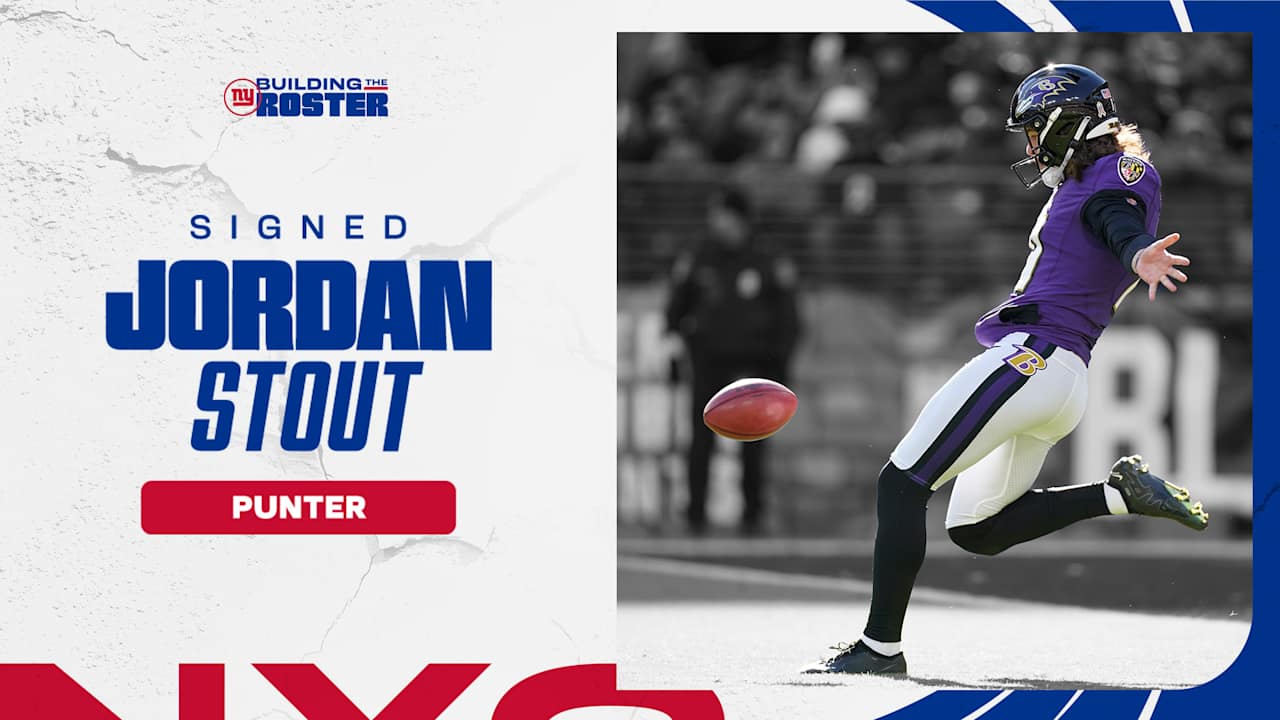 Giants sign All-Pro punter Jordan Stout as part of revamped kicking battery