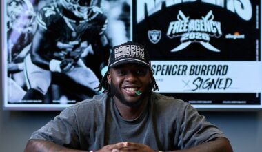 Las Vegas Raiders' Offensive Line Rebuild Continues With Spencer Burford Signing