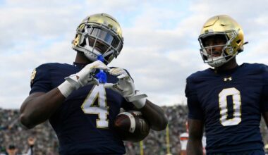 Jeremiyah Love and Malachi Fields lead top NFL prospects at upcoming Notre Dame Pro Day