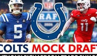 New Colts mock draft from Dane Brugler plus Anthony Richardson trade update