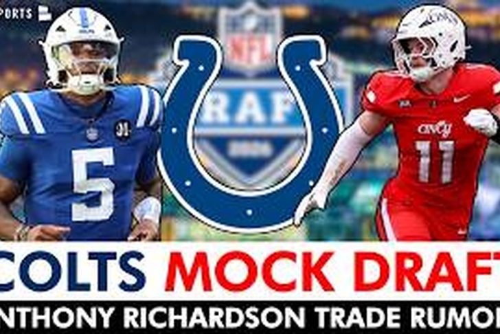 New Colts mock draft from Dane Brugler plus Anthony Richardson trade update