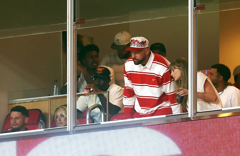 During an appearance on Pat McAfee's eponymous talk show on Tuesday, Kelce opened up about his decision to return to the NFL. He admitted that he <em>had </em>been considering retirement, explaining that he felt the need to "take a step back" before committing to another season. <span class="image-credit">(Jamie Squire/Getty Images)</span>