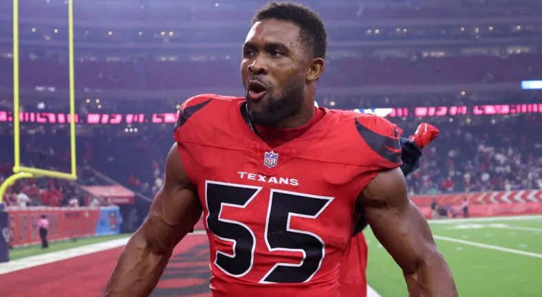 Texans pass rusher Danielle Hunter in 2025