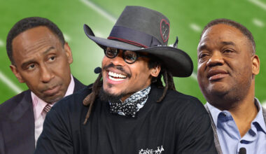 Stephen A. Smith checks Cam Newton for Jason Whitlock interview
