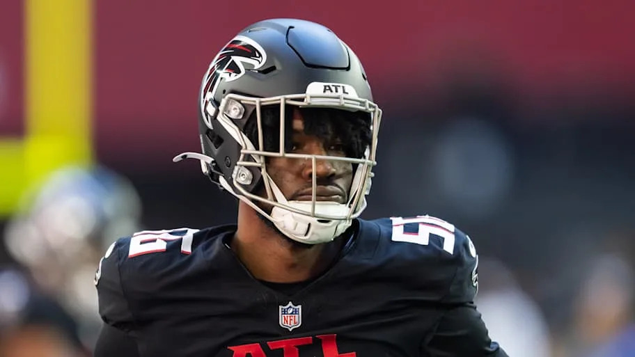 Atlanta Falcons defensive end Leonard Floyd against the Arizona Cardinals