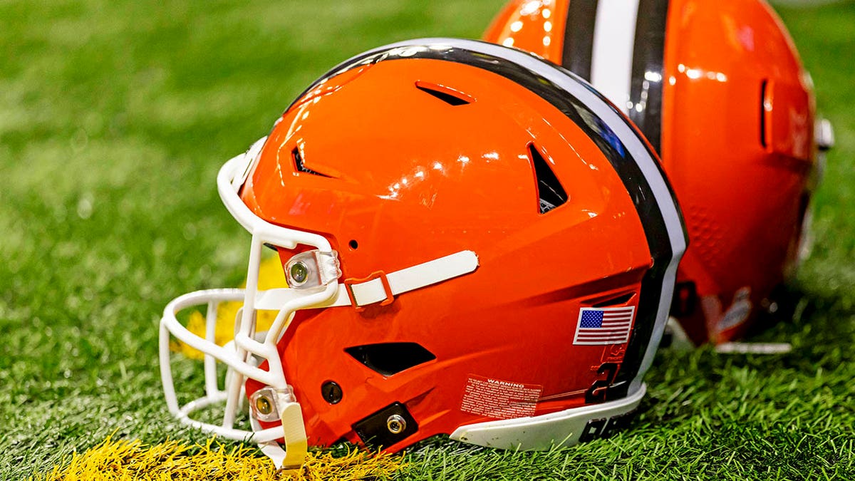 Cleveland Browns helmets general view