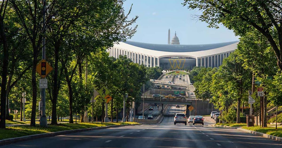 New Commanders stadium renderings show views from surrounding neighborhoods