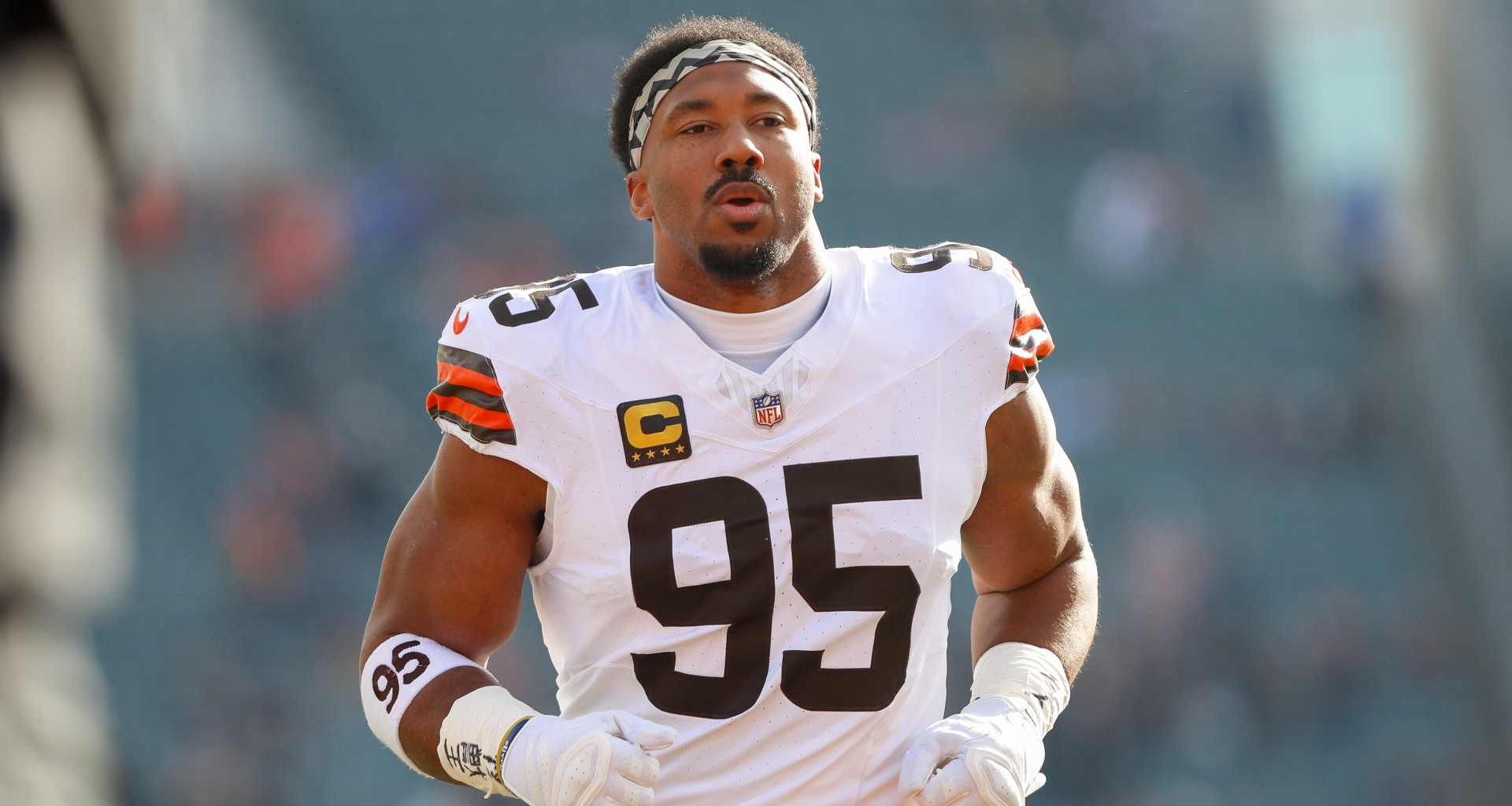 Myles Garrett's retirement plan revealed as $160m game-wrecker has fresh NFL record in sight