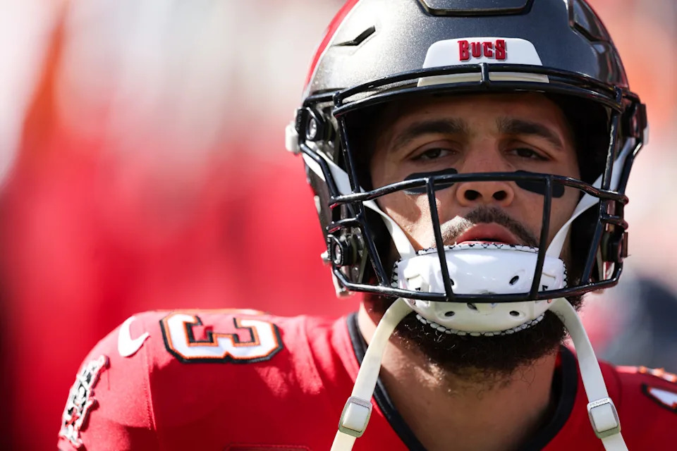 Tampa Bay Buccaneers wide receiver Mike Evans© Nathan Ray Seebeck-Imagn Images