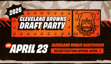 Browns to host 2026 Draft Party for fans at Public Auditorium in association with Canada Dry