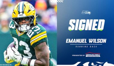 Seahawks Sign RB Emanuel Wilson