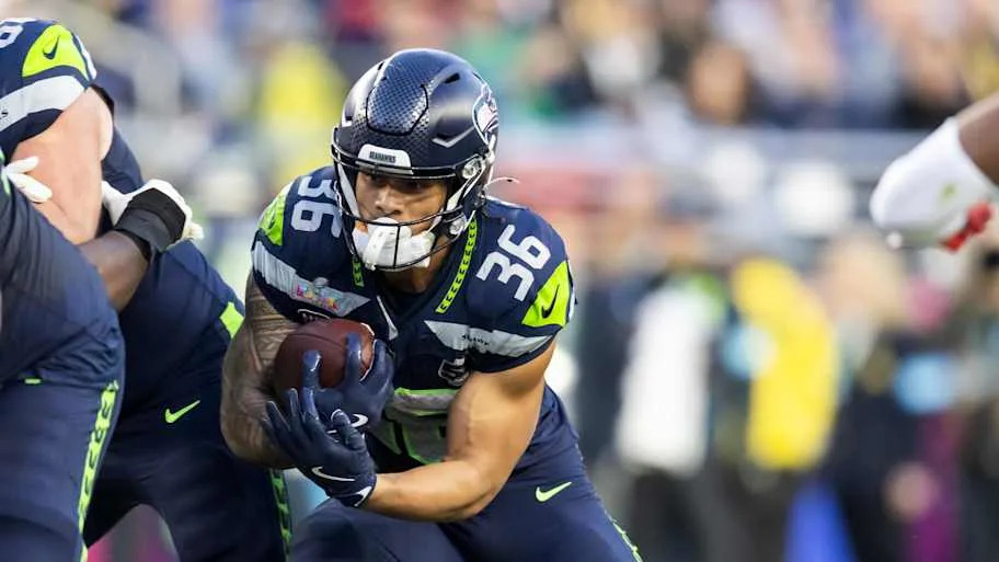 George Holani in Super Bowl LX.