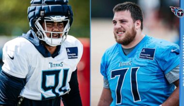 Titans Sign a Pair of ERFAs – Guard Garrett Dellinger and DL C.J. Ravenell
