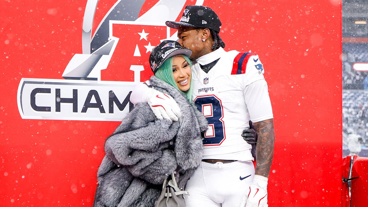 Stefon Diggs and Cardi B