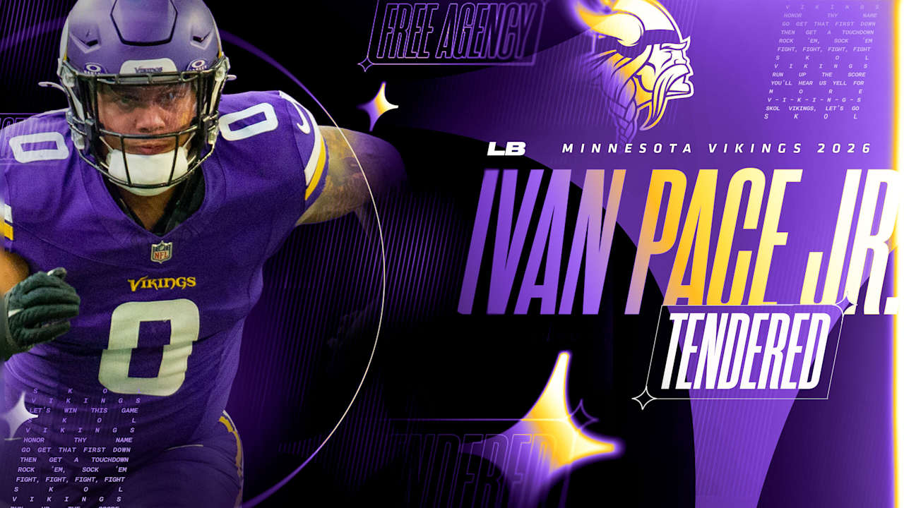 Vikings Tender 2026 NFL Contract for Ivan Pace Jr.