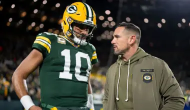 Jordan Love #10 of the Green Bay Packers