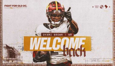 Commanders sign Dyami Brown