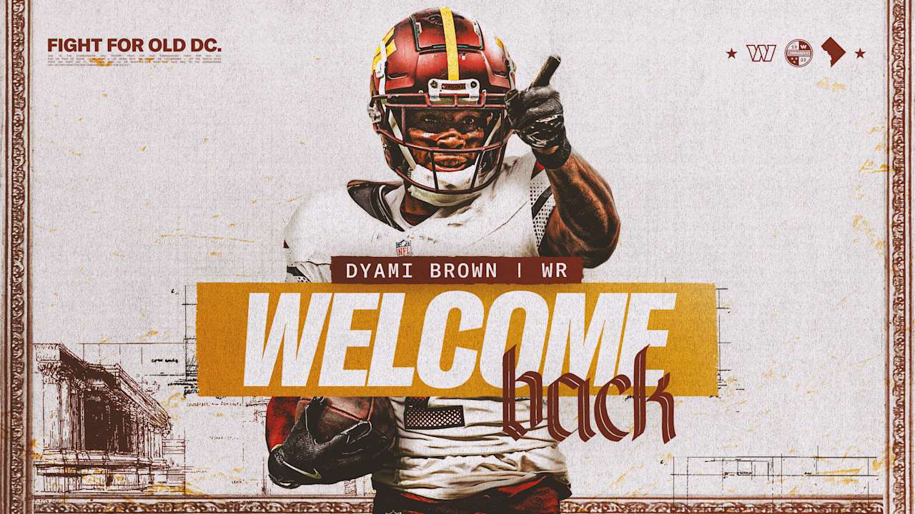 Commanders sign Dyami Brown