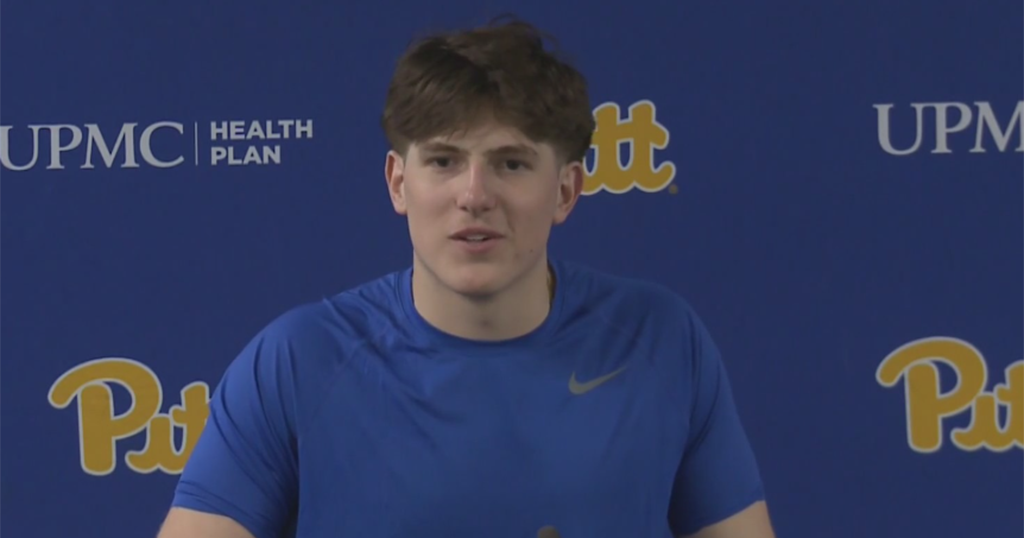 Mason Heintschel excited to take the next step in his sophomore season as Pitt football begins spring practices