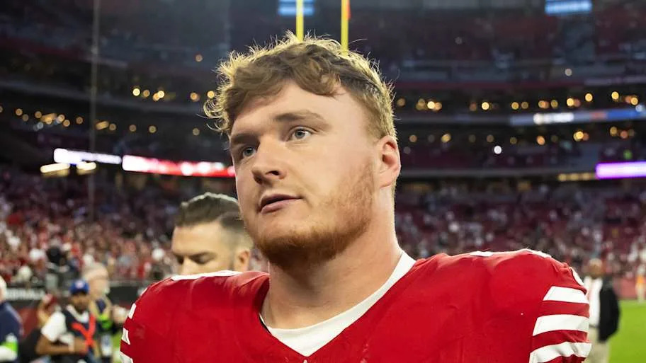 San Francisco 49ers offensive lineman Ben Bartch against the Arizona Cardinals