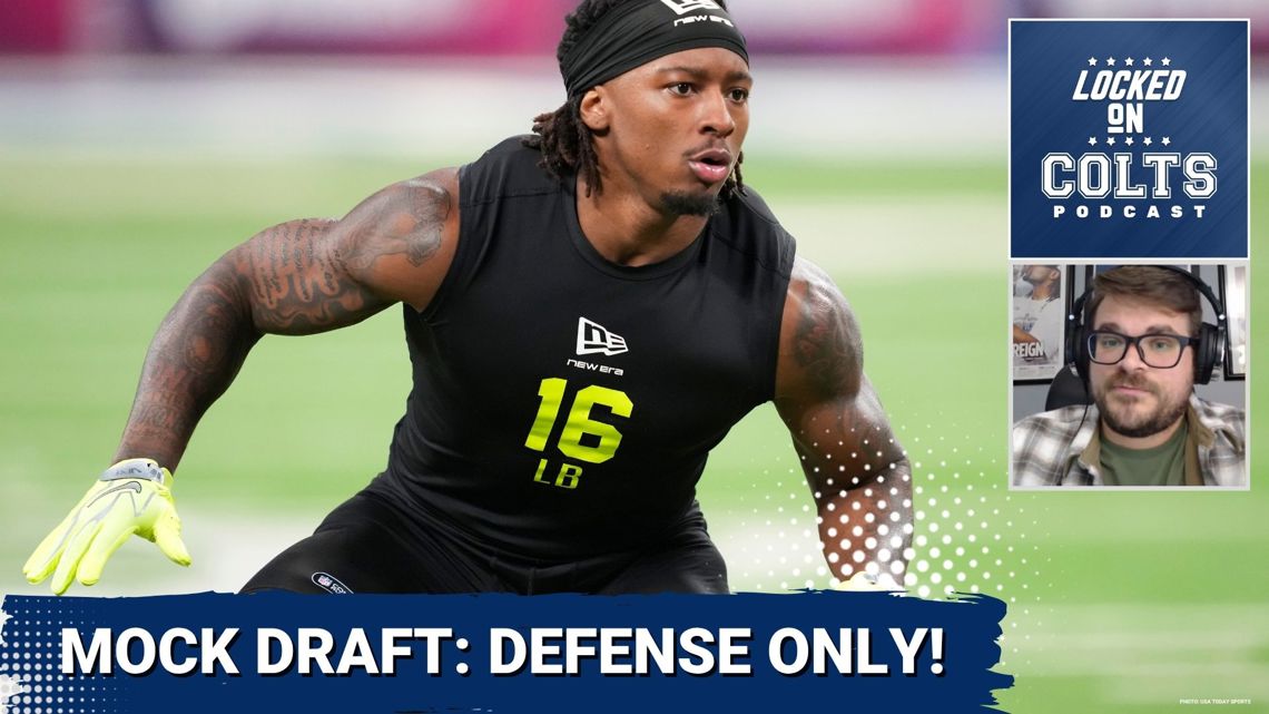 MOCK DRAFT: Indianapolis Colts Go DEFENSE ONLY, Get Dream Scenario with First Two Picks