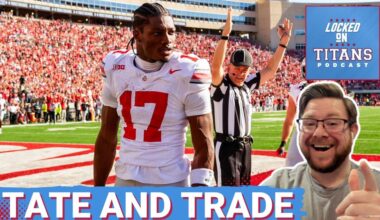 Mock Draft: Tennessee Titans TRADE BACK for Carnell Tate in BEST POSSIBLE START to NFL Draft