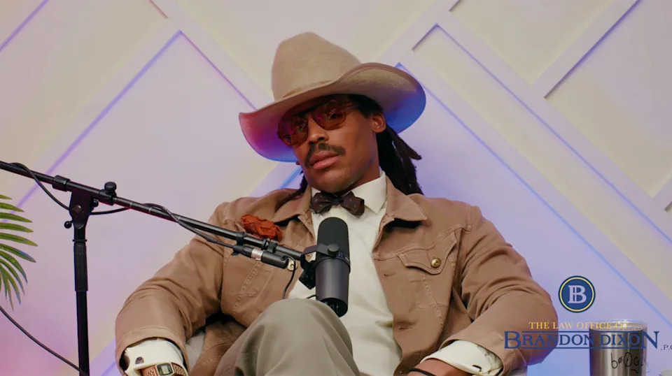 “I want to be around who want to be around me,” he said during a recent appearance on the “TalkLesShow” podcast. “So if it’s five [women], if it’s six, if it’s one.” Courtside Les/YouTube