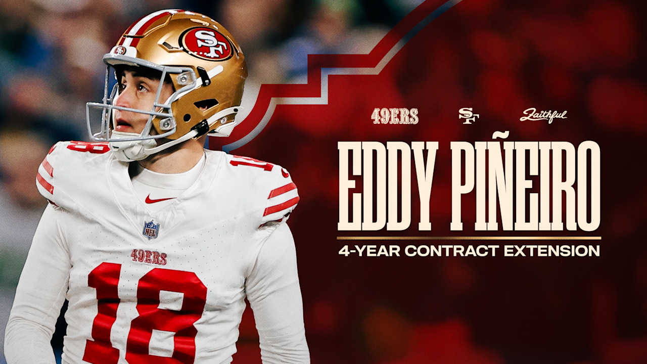 49ers Sign Kicker Eddy Piñeiro to a Four-Year Extension