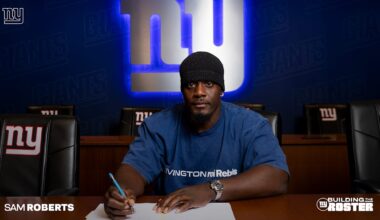 Giants sign defensive lineman Sam Roberts