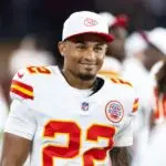 Kansas City Chiefs cornerback Trent McDuffie (22) against the Arizona Cardinals during a preseason NFL game at State Farm Stadium on Aug 9, 2025.