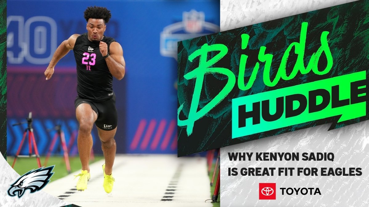 Kenyon Sadiq is No. 1 on Barrett Brooks' list of draft fits for Eagles
