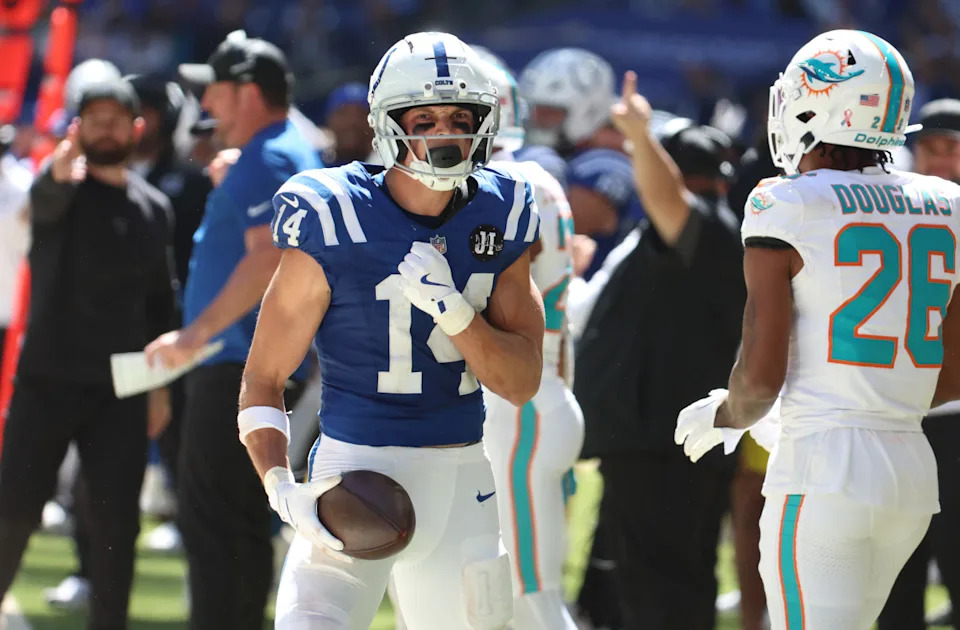 Indianapolis Colts wide receiver Alec Pierce (14)Trevor Ruszkowski-Imagn Images