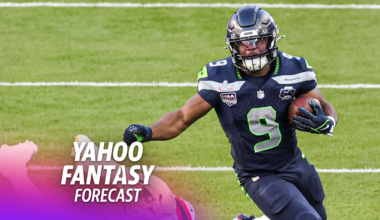 Kenneth Walker is rising in fantasy rankings after signing with Kansas City