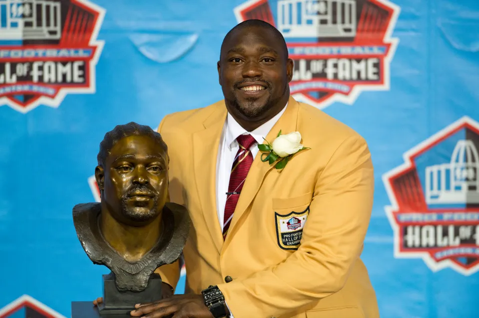 Sapp entered the Hall of Fame in 2013