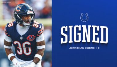 Colts sign free agent S Jonathan Owens
