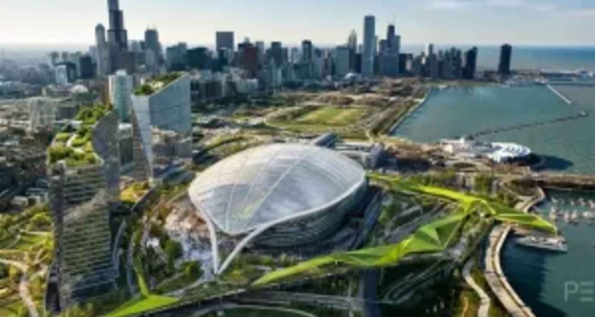 Desperate bid to prevent $5bn Bears relocation launched as domed Soldier Field revealed
