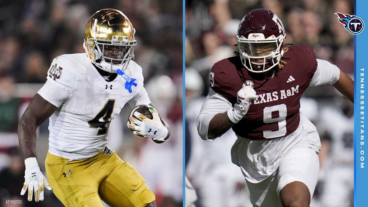 NFL Draft Analyst Dane Brugler Has the Titans Going RB, Then Edge Rusher, in NFL Draft Mock 