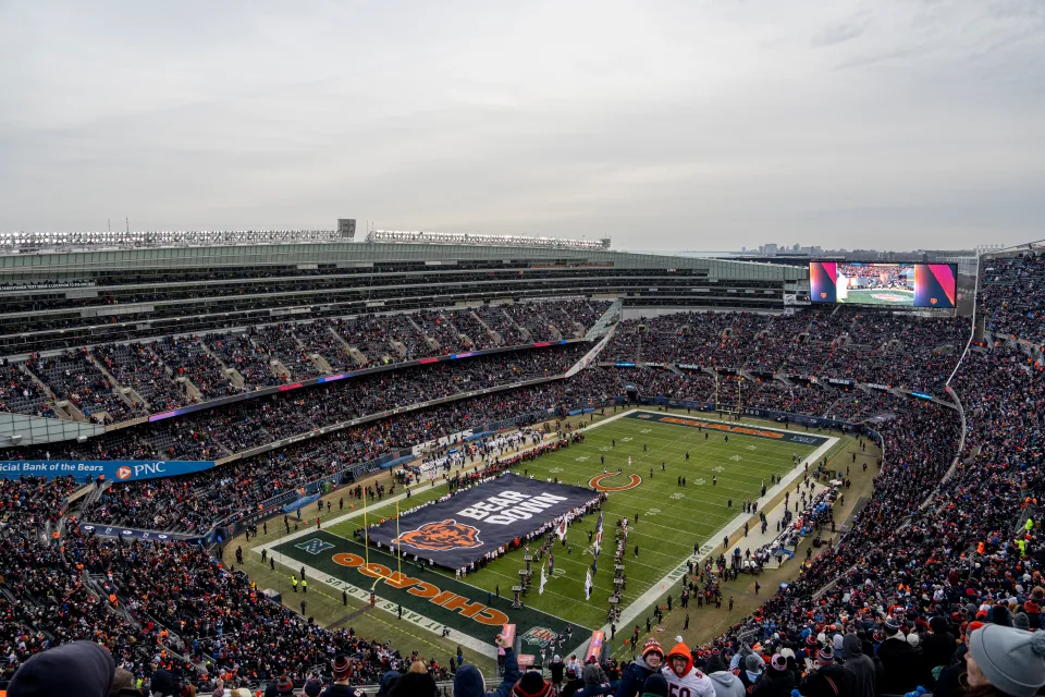 The Bears are looking as though they will be leaving Soldier Field in the past