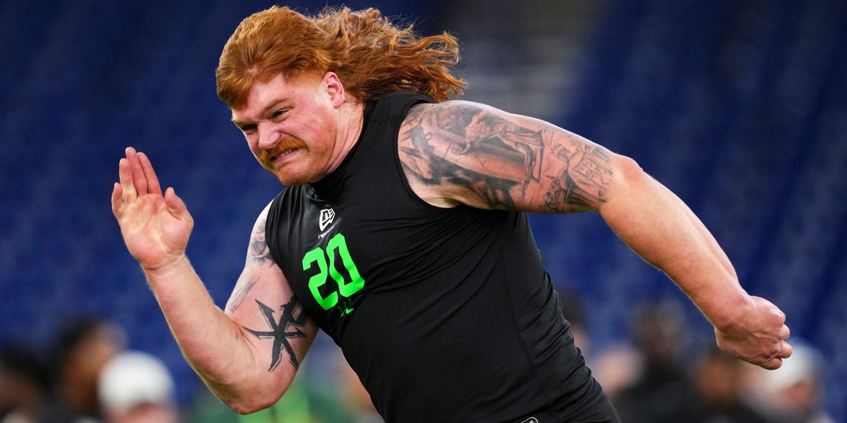 How Gennings Dunker Won the NFL Combine With His Looks