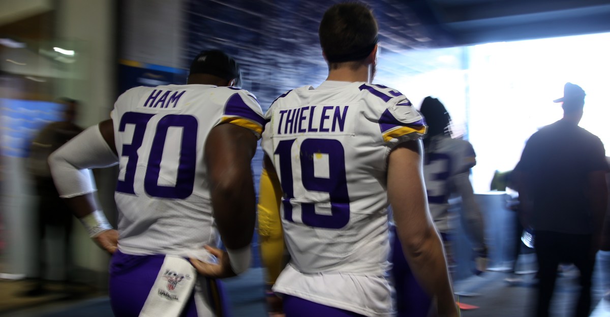 C.J. Ham, Adam Thielen Hold Retirement Press Conference