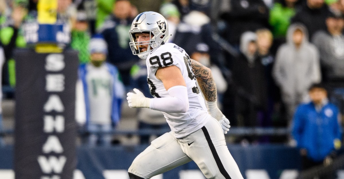 Maxx Crosby staying in AFC, traded to the Baltimore Ravens