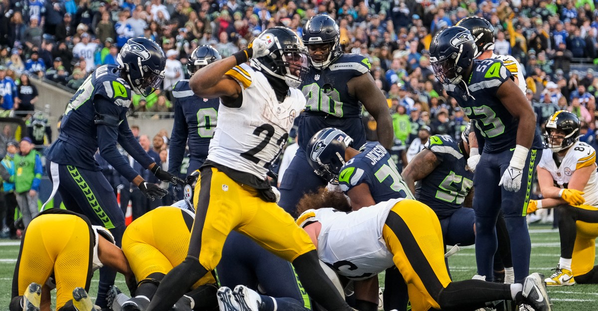 Seahawks host free agent running back Najee Harris, 6 months after Achilles injury