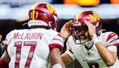 Washington Commanders depth chart - updated prior to 2026 free agency negotiating window (‘legal tampering period’)