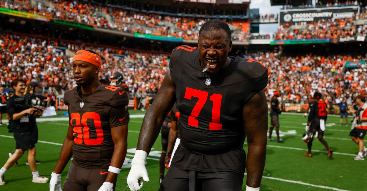 Cleveland Browns continue to disband offensive line, releasing veteran tackle