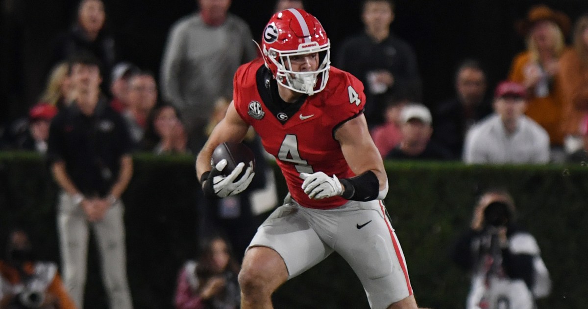 Georgia tight end Oscar Delp has top-30 visit with Chiefs. What to know