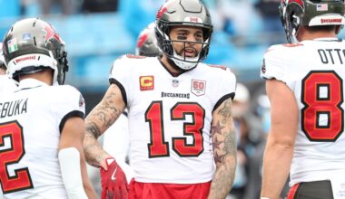 The 49ers found a creative way to structure Mike Evans’ contract