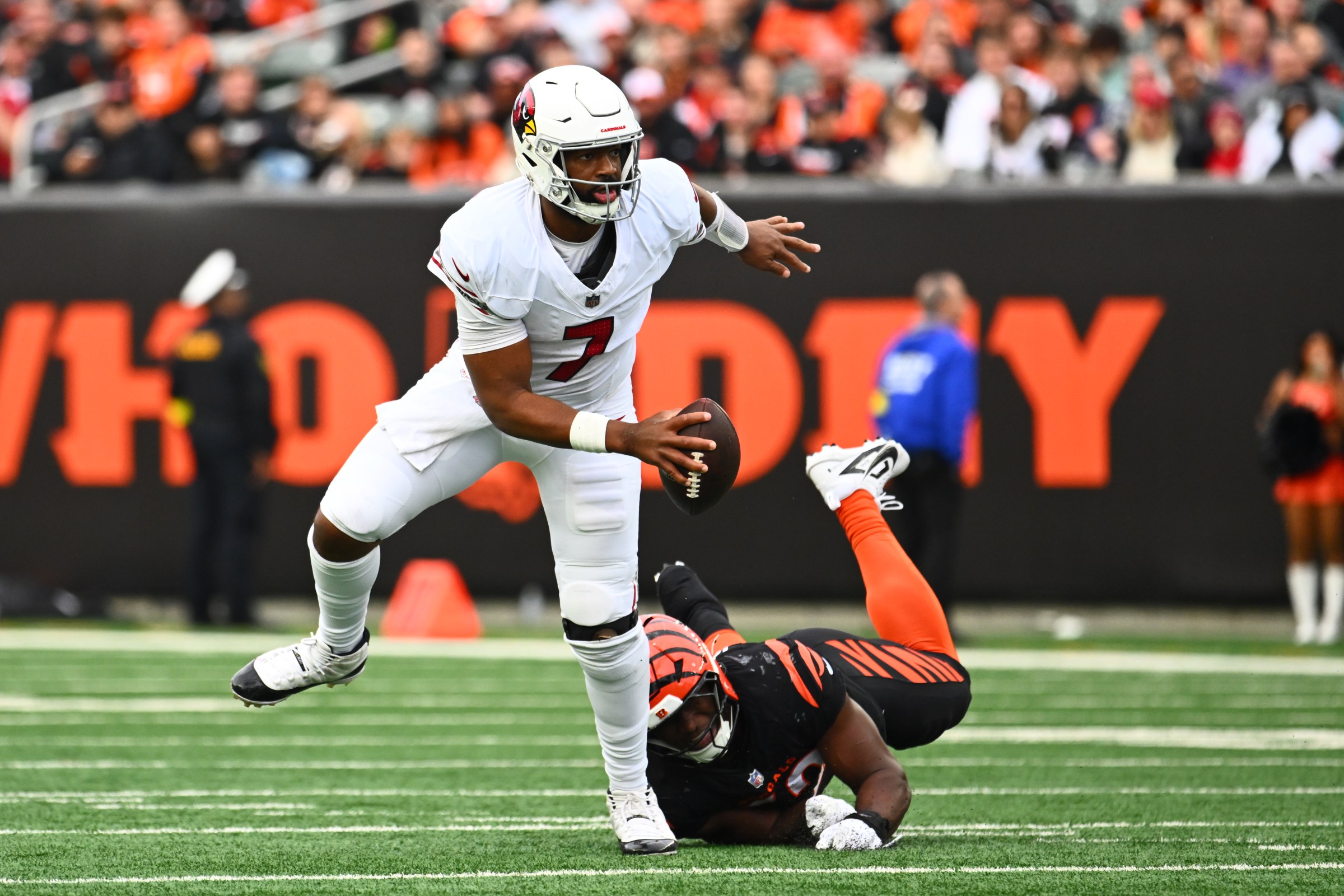 QB Jacoby Brissett #7 of the Arizona Cardinals